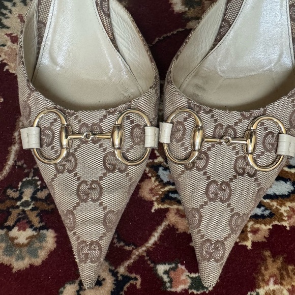 🍁SOLD🍁Gucci Monogram Mules - Picture 6 of 15